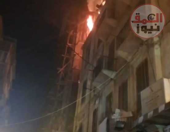 الحماية المدنية تسيطر على حريق نشب بإحدى الشقق السكنية بالإسكندرية