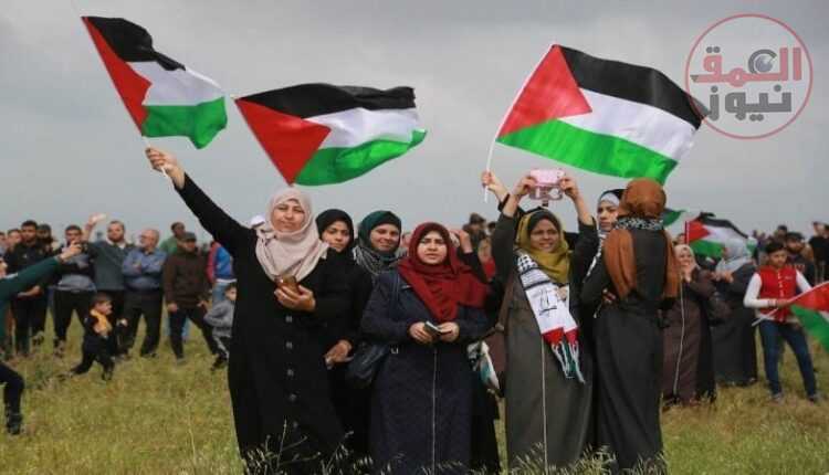 " المرأة الفلسطينية " ترمز لنساء العالم بأم الشهداء والأسرى