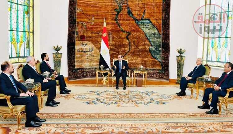 السيد الرئيس يستقبل رئيس مجلس النواب العراقي