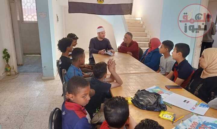 العمل عبادة بمكتبة حي السلام بالاسماعيلية