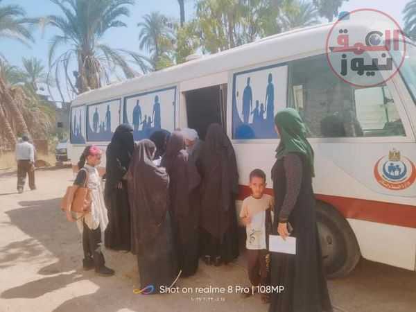 الكشف على 808 مواطن فى قافلة طبية مجانية بقفط ضمن حياة كريمة