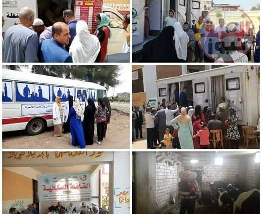 خدمات طبية استهدفت ٥٣٢ مواطن خلال القافلة السكانية الشاملة بنطاق مركز ومدينة الرحمانية