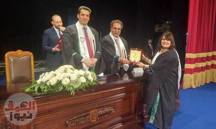 كلية دار العلوم جامعة القاهرة تكرم الدكتورة " شيرين العدوي "