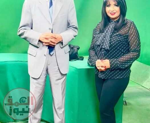 ابوخزيم مع الإعلامية شيرين ادريس في اخبار القاهرة