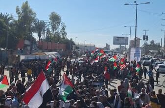 مطلق: يحي الجماهير المصرية والفلسطينية التي هبة لدعم شعبنا الفلسطيني ورفضه لمحاولات التهجير