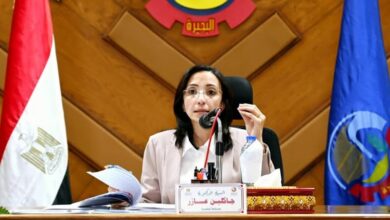 برئاسة الدكتورة جاكلين عازر - محافظ البحيرة وضمن خطة التنمية العمرانية ..