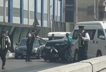 عرض سائح عربي تسبب في حادث أعلى كوبري أكتوبر على الطب الشرعي